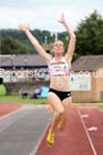 Senior womens long jump, EAP International Combined Events, Hexham Northumberland. Photo: David T. Hewitson/Sports for All Pics